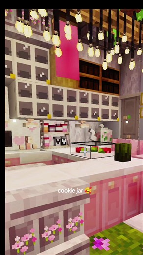 this cookie jar is so cuteeee🥰 #minecraft #addons_for_minecraft #bedrock #sweettreat #cookiejar Furniture 2.0 by XP GAMES add on, is how I got the cookie jar 💕☺️