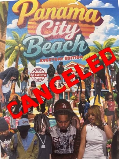 Canceled: Another unpermitted spring break party called off, PCBPD says