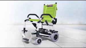 Journey Zinger Electric Power Chair for Adults – Lightweight, Foldable, All Terrain Chair for Seniors – Up to 8 Mile Range at a Fast 6 mph – Weighs Only 42 lbs, TSA Approved – 2-Handed Control, Black