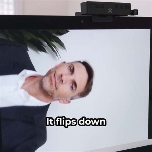 Say goodbye to awkward screen angles. Stay connected with your team and boost productivity in virtual meetings, thanks to our innovative webcam that aligns eye contact for a more personal touch 📹 #RemoteWorkEssentials | iContactCamera