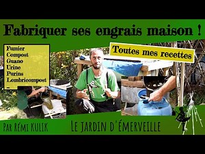 Make your own "homemade" fertilizer. All my recipes and tips.