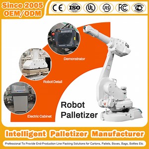 [Hot Item] Palletizing Robot Machine with Intelligent Artificial Intelligence Robot Arm to Pick up Cartons, Bags