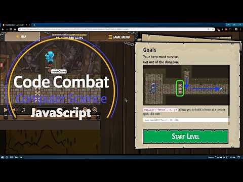 CodeCombat - Level 18 Kithgard Gates JavaScript Tutorial with Solution