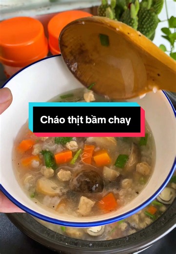 Cháo Thịt Bằm Chay Ngon Đảm Bảo Dinh Dưỡng
