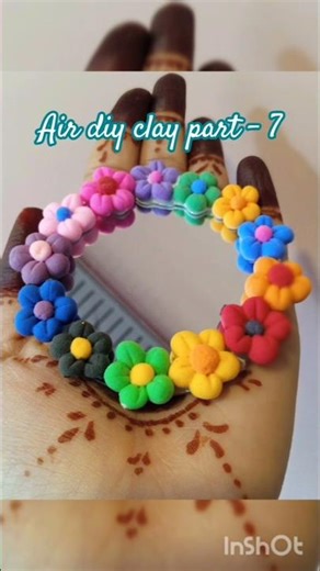 air diy clay part -7 aesthetic design #lyrics #diy