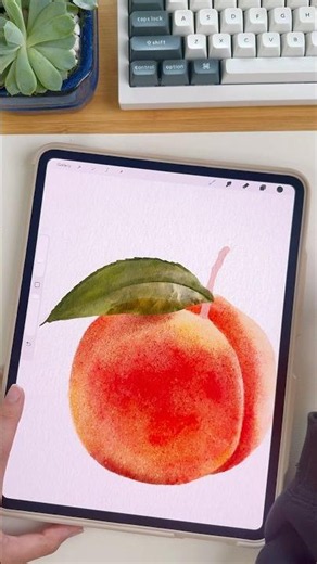Procreate Watercolor Tutorial! #procreate #procreatetutorial #procreatepainting