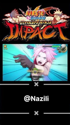 Naruto & Sakura vs Kakashi in Naruto Ultimate Ninja Impact #narutogame #ultimateimpact #gameplay