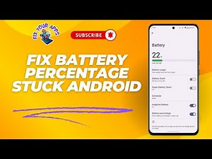 How to Fix Battery Percentage Stuck Android - Simple Steps [2025]