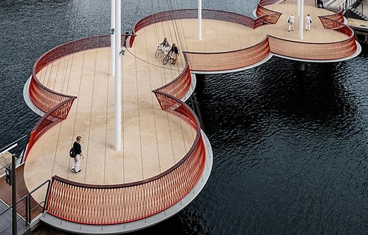 Cirkelbroen (The circle bridge), Copenhagen by Olafur Eliasson