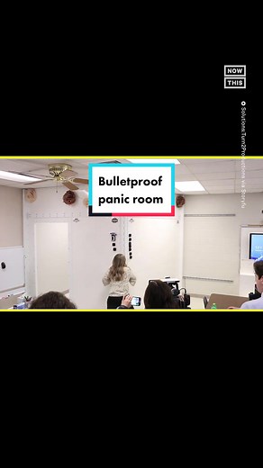 West Elementary School in Cullman, Alabama, is testing out the use of bulletproof pop-out rooms that could keep students and teachers safe in the event of a shooting or natural disaster. When not in use, the folded-up room can be used as a whiteboard. The rooms, invented after the shooting in Uvalde, Texas, can be opened in just 10 seconds. #news #school #uvalde #gunreform