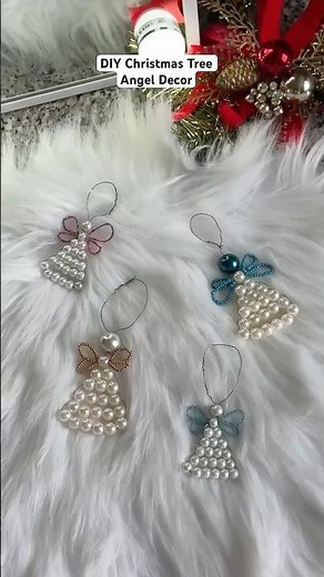 DIY Christmas Tree Angel Decor 🎄🪽 Home / Room Decor Idea #diy #xmasdecor #diychristmastree