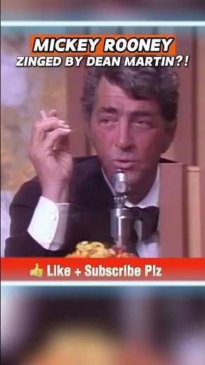 Dean Martin ZINGS Mickey Rooney's Matrimony During Jimmy Stewart Joke 😆 #Shorts #JimmyStewart