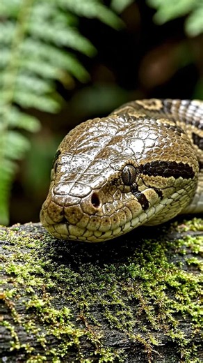 The Biological Superpower of Pythons 🤯 #wildlife #facts #animals