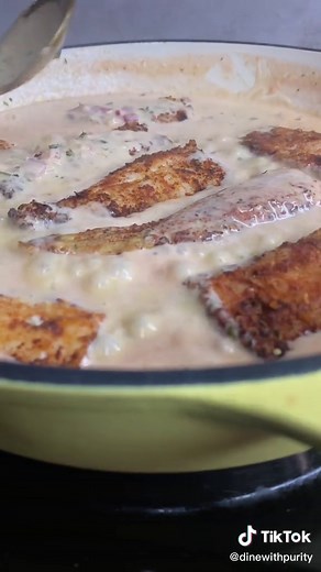 Creamy Lemon Sauce Fish Recipe