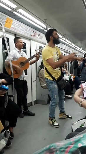 Happy Friday from Tehran Metro ❤️😍 #Tehran #music #fun #Iran