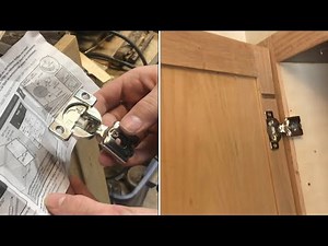 INSTALLING overlay soft close face frame hinge “TRICKY” (brainerd h70300l np cp)