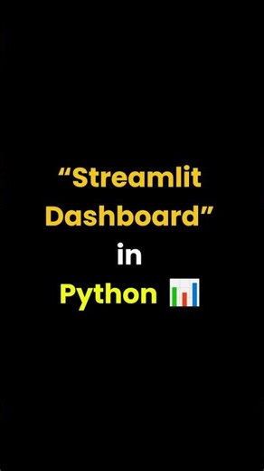 Streamlit Dashboard in Python #python #pythoncode #pythontutorial #coding #css #htmlcss