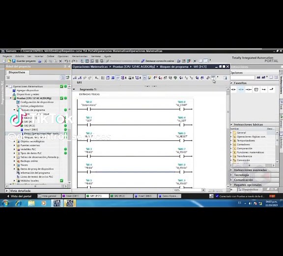 ✅Aprende programación PLC Siemens💻https://cursosonline.dccontrolservices.com/courses/programacion-de-plc-tia-portal-fluid-sim/ #plc #tiaportalv15 #automatizacionindustrial #instrumentacionindustrial #plc