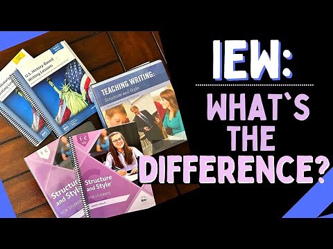 IEW structure & style, theme units, & TEACHING Structure & Style COMPARISON!