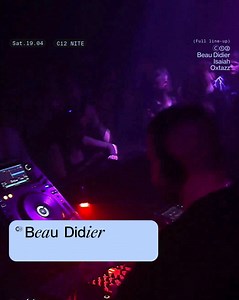 Hard-groove at its peak. This April, C12 welcomes Beau Didier to make his highly anticipated debut. Tickets are now available at c12space.com/presale-tickets. Known for his seamless fusion of styles, Beau Didier crafts a distinct and unforgettable sound. With performances at Awakenings, Vault Sessions, and Frenzy, his reputation speaks for itself. Catch him alongside his close friend Isaiah and local young gun Oxtazz. | C12