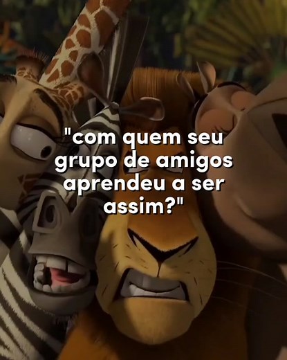 Personagens de Madagascar: Alex, Marty, Glória e Melman