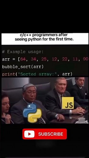 c++ programmers after seeing python first time #coding#python #pythonprogrammer