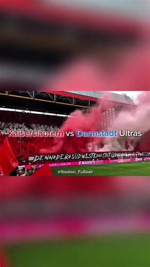 Kaiserslautern vs Darmstadt Ultras🔥🔥 #ultras #pyro #kaiserslautern #svdarmstadt98 #football