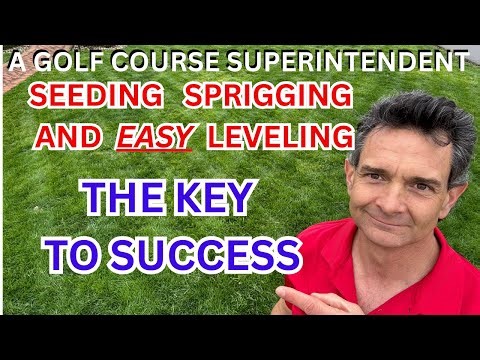 Easy Leveling, Sprigging, Overseeding Secrets! Save Water with a Rainpoint Irrigation Timer!