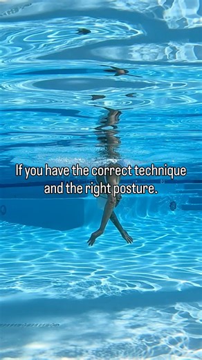 Yes you can do barracuda in shallow pools #artisticswimming #swimming