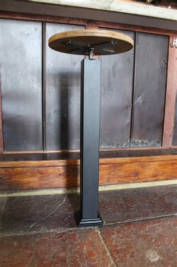 Bolt Down Pedestal Bar Stool - Heavy Duty Industrial Floor Mounted Seating - Etsy Australia