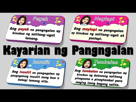 Kayarian ng Pangngalan | Payak, Maylapi, Inuulit, Tambalan | Filipino | Teacher Beth Class TV