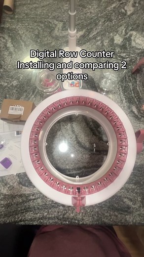 Digital Row Counters Comparison - for Sentro Circular Knitting Machine - 48 needle and 40 needle. How to install and use both the pink and purple version. i have them both linked in my amazon store front link in my bio or i have a direct link in the comments below. As an Amazon Associate I earn from qualifying purchases. Used to fund my free tutorials and supplies. #circularknittingmachine #rowcounter #digitalrowcounter #knittingmachineaccessories #knittingmachinecounter #foryou #fyp
