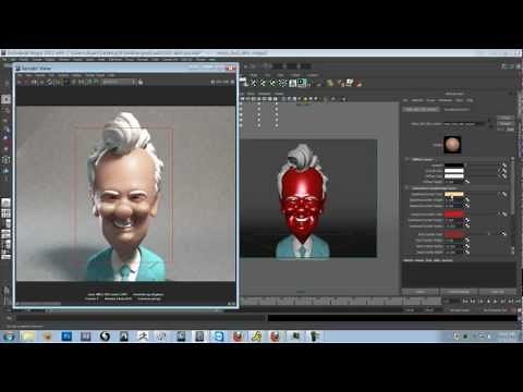How to render skin with sub-surface-scattering in Mental Ray and Maya