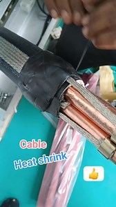 Ht cable heat shrink system work most important Electrical work #HTcable #heatshrink #HeatShrinkTubing #grounding #earthing #electrician #electrical #fypシ | Younus Bepary