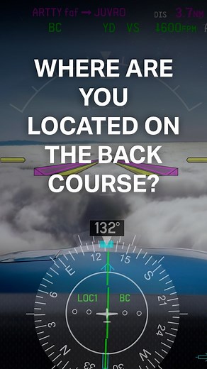 boldmethod on Instagram: "Where are you located on this back course approach? #flighttraining #learntofly #studentpilot #privatepilot #aviation #instrumentpilot #pilottraining"