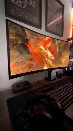 11/10 wallpaper on wallpaper engine Elden Ring Edition #gamingsetup #wallpaperengine #shorts