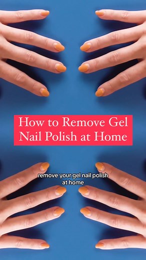 Follow these simple steps to ensure a safe gel mani removal from home! 💅 | Real Simple