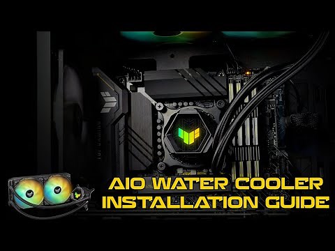 How To Install Any AIO CPU Water Cooler - Asus TUF Gaming LC 240 RGB