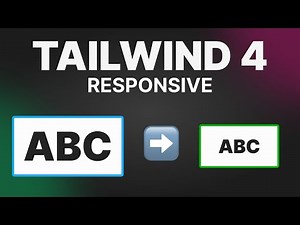 Responsive with TailwindCSS v4 (Simple and practical)
