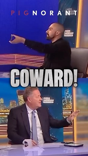 Joey Carbstrong on Instagram: "Throwback to my unforgettable debate with @piersmorgan, where I challenged his willful ignorance of the suffering pigs endure in one of the cruelest industries on earth. Holding him publicly accountable for promoting animal cruelty was a powerful moment in the fight for animals. Watch @pignorant_film Out Now on Prime and Tubi!"