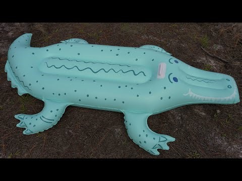 Sun Squad Crocodile Ride-On Pool Float from Target