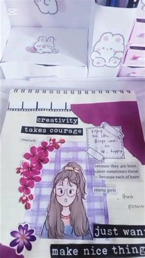 comment ur colour... journal with me ✨️📒 purple 💜#stickers #scrapbook