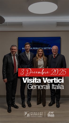 Il 3 dicembre abbiamo ricevuto in agenzia la visita dei vertici di Generali Italia: 👤𝗚𝗶𝗮𝗻𝗰𝗮𝗿𝗹𝗼 𝗙𝗮𝗻𝗰𝗲𝗹 (Country Manager Italy & CEO Generali Italia), 👤𝗠𝗮𝘀𝘀𝗶𝗺𝗼 𝗠𝗼𝗻𝗮𝗰𝗲𝗹𝗹𝗶 (General Manager), 👤𝗚𝗮𝗯𝗿𝗶𝗲𝗹𝗲 𝗧𝗲𝗱𝗲𝘀𝗰𝗼 (Head of Sales), 👤𝗖𝗮𝗿𝗹𝗮 𝗧𝘂𝗿𝗰𝗵𝗲𝘁𝘁𝗮 (Area Manager), 👤𝗧𝗲𝗿𝗲𝘀𝗮 𝗩𝗼𝘁𝘁𝗮 (Manager di Zona). 🧩Un’occasione per presentare la nostra 𝗼𝗿𝗴𝗮𝗻𝗶𝘇𝘇𝗮𝘇𝗶𝗼𝗻𝗲, la nostra 𝘃𝗶𝘀𝗶𝗼𝗻𝗲, i nostri 𝗻𝘂𝗺𝗲𝗿𝗶 e il 𝘃𝗮𝗹𝗼𝗿𝗲 