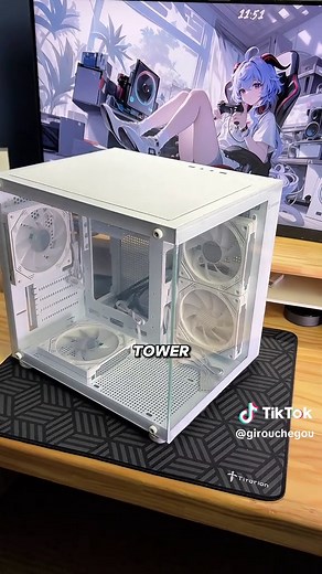 Gabinete 100% Branco para PC: Perfecto para Montagem