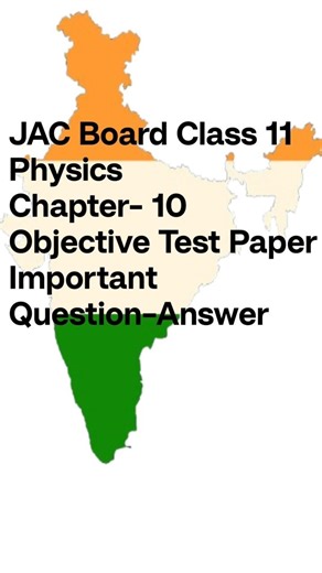 Class 11th Physics Chapter 10 Important MCQ