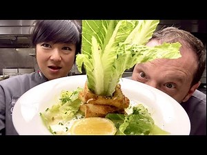 Table side Caesar salad