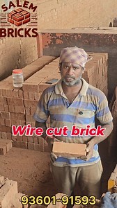 Wire cut brick manufacturing #brick #wirecut #construction #redbrick | Salembricks