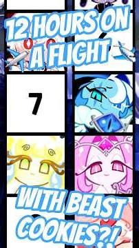 Which BEAST Cookie Would You Sit Next To On A PLANE?! #Shorts #CookieRun #CookieRunKingdom #Posts