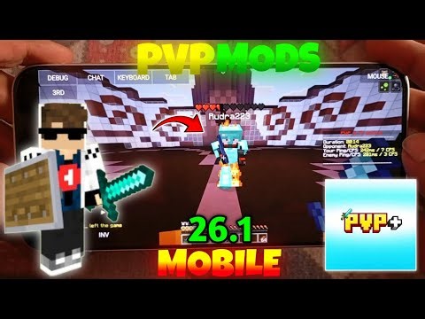 Spunky PvP Modpack 26.1 🤯 | FPS Boost + PvP Mods ⚡ Minecraft Java Mobile (Mojo Launcher) 🔥