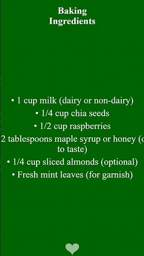 Raspberry Chia Pudding recipe video